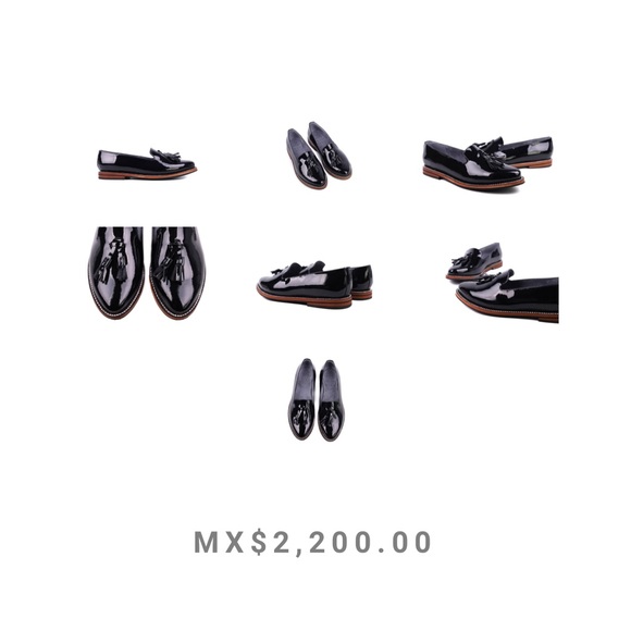 Miles & Louie Black Tassel Patent Leather Custom Made Shoe - Picture 4 of 15